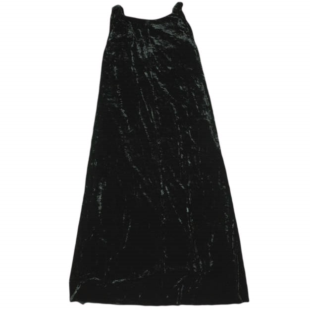 CITYSHOP シティショップ 25SS VELVET TWIST DRESS ベルベッドツイストドレス 25040042844010 38 ブラック ベロア マキシ ワンピース