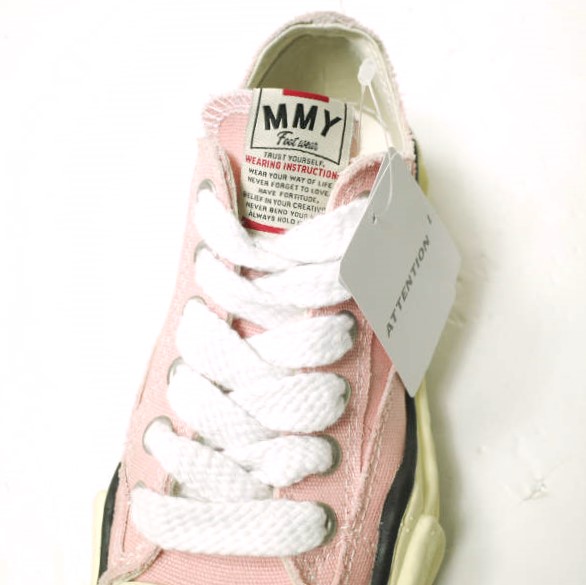 MAISON MIHARA YASUHIRO ミハラヤスヒロ PETERSON original vintage color sole canvas Low-Top sneaker A09FW733 22.5cm スニーカー