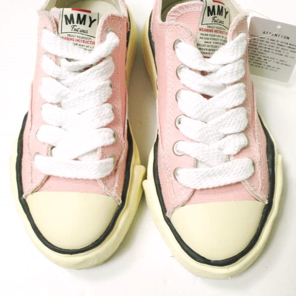 MAISON MIHARA YASUHIRO ミハラヤスヒロ PETERSON original vintage color sole canvas Low-Top sneaker A09FW733 22.5cm スニーカー