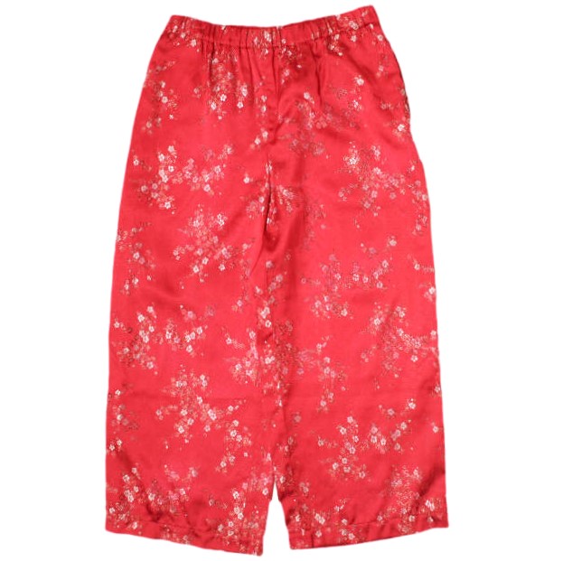 コムデギャルソンコムデギャルソン 花柄パンツ 刺繍柄 COMME des