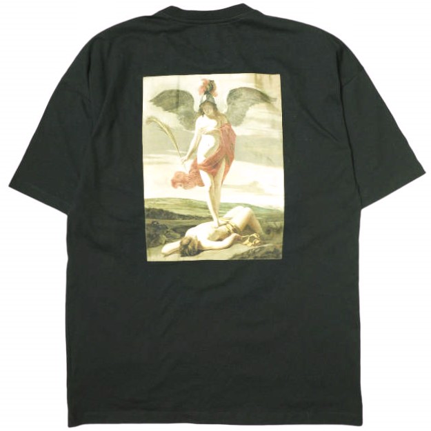 OAMC x LE LOUVRE オーエーエムシー ルーヴル美術館 22AW 別注 ALLEGORY TEE グラフィックTシャツ 22A28OAY11 L BLACK 半袖 s18674