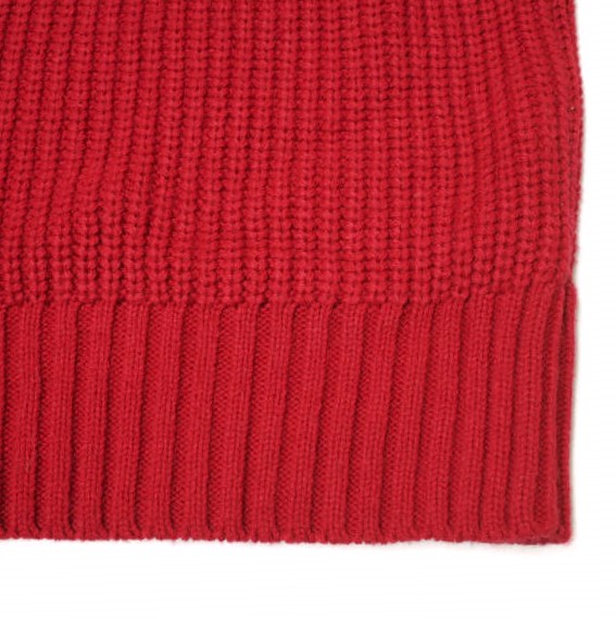 sulvam サルバム 23AW 日本製 MESH ASYMMETRY KNIT メッシュアシンメトリーニット SS-K03-820 M RED セーター トップス_8