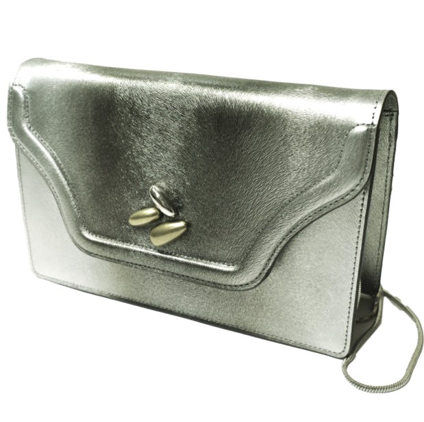 新品 TOFF＆LOADSTONE トフ＆ロードストーン ブラスパーティー メタリックミンク型押しレザー ショルダーバッグ TL5920 定価44,000円