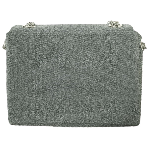 新品 TOFF&amp;LOADSTONE トフ&amp;ロードストーン ニット×リザード型押しレザー チェーンショルダーバッグ TL-5110 GRAY 定価31,900円 カバン_2