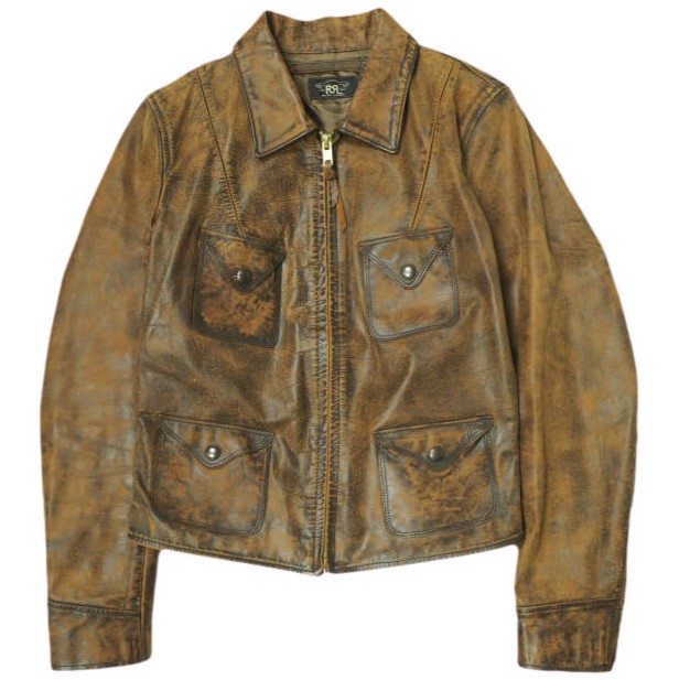 RRL ダブルアールエル フィッテド レザージャケット 282900913001 1 