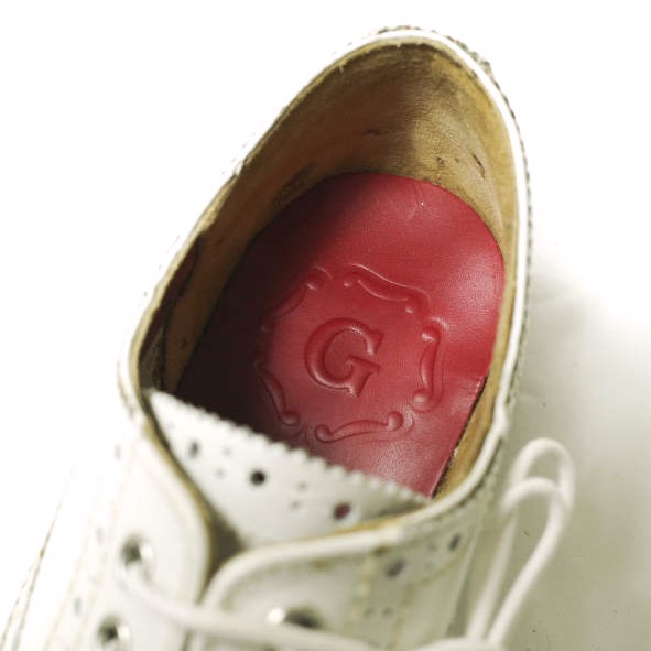 新品 GRENSON グレンソン ROSE ウイングチップフルブローグシューズ 210028 UK3.5D(22.5cm) WHITE 定価49,500円 革靴 シューズ