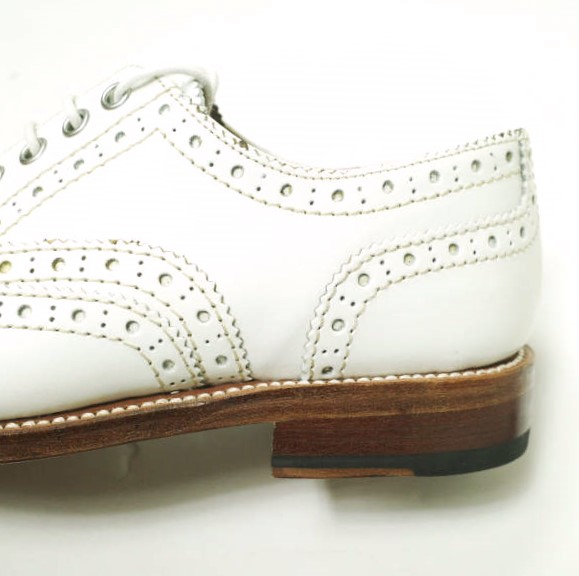 新品 GRENSON グレンソン ROSE ウイングチップフルブローグシューズ 210028 UK3.5D(22.5cm) WHITE 定価49,500円 革靴 シューズ