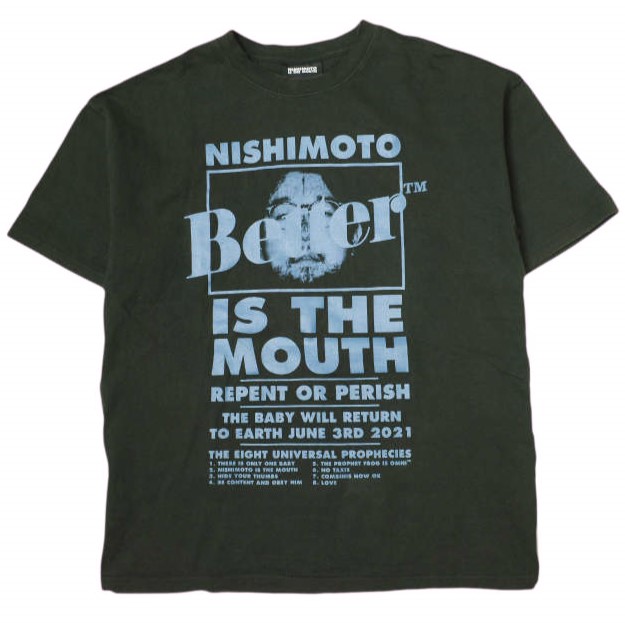 NISHIMOTO IS THE MOUTH x Better Gift Shop ニシモトイズザマウス ベターギフトショップ CLASSIC S/S TEE プリントTシャツ 2XL BLACK