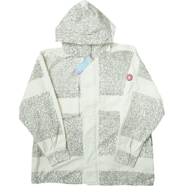 新品 C.E シーイー BLOCK NOISE COTTON JACKET ブロックノイズ モッズコート CES12JK03 L WHITE CAV EMPT WARM PARKA ジャケット