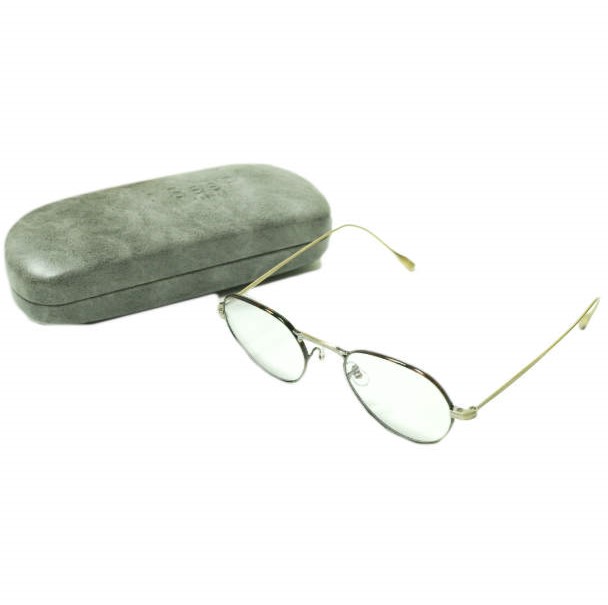 EYEVAN アイヴァン 日本製 FREED AG-C ボストンサングラス Antique Gold/Light Green(度入り) 47□20-145 眼鏡 メガネ_2