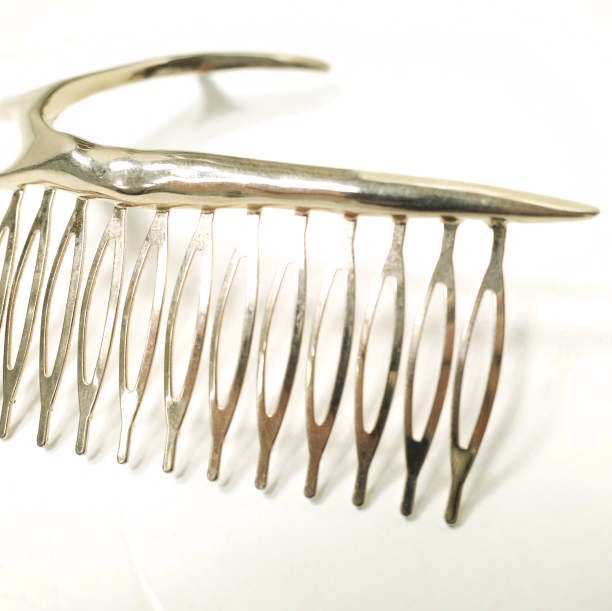 新品 PLUIE プリュイ アントラーコーム ANT-C ROSE GOLD ヘアジュエリー バレッタ 櫛 アクセサリー_5