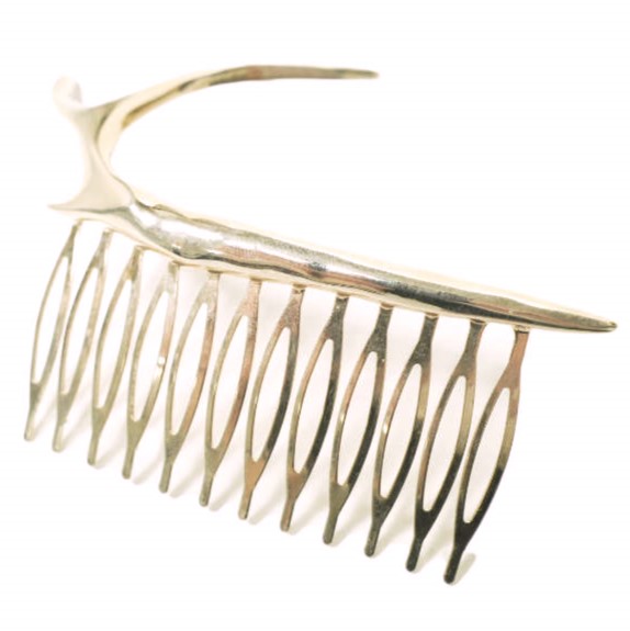 新品 PLUIE プリュイ アントラーコーム ANT-C ROSE GOLD ヘアジュエリー バレッタ 櫛 アクセサリー