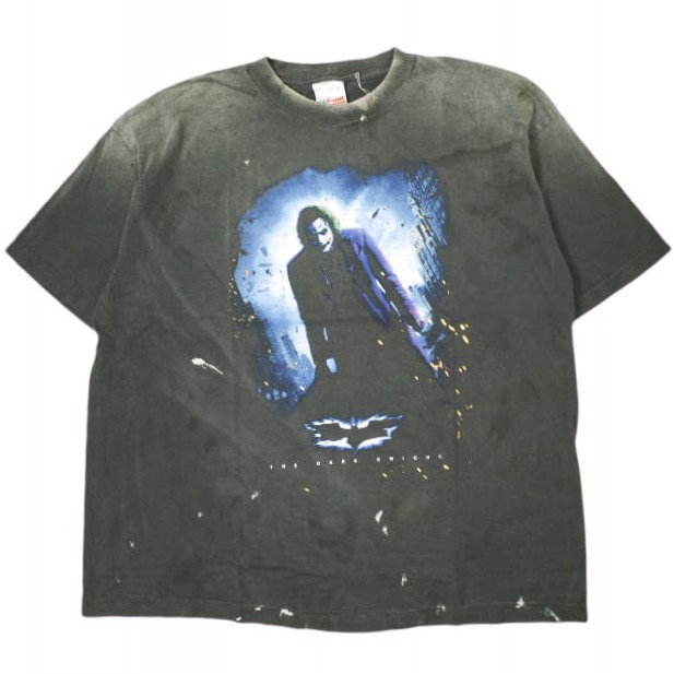 新品 SAINT MICHAEL セントマイケル 25SS 日本製 BTM_SS TEE / DARKNIGHT ジョーカーTシャツ SM-HR8-0000-C54 XL BLACK SAINT Mxxxxxx