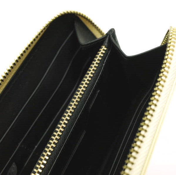 新品 DRIES VAN NOTEN ドリスヴァンノッテン BW25/111 QU.982 W.L.WALLET 定番型 レザーロングウォレット 191-12102-982-002 ECRU 長財布