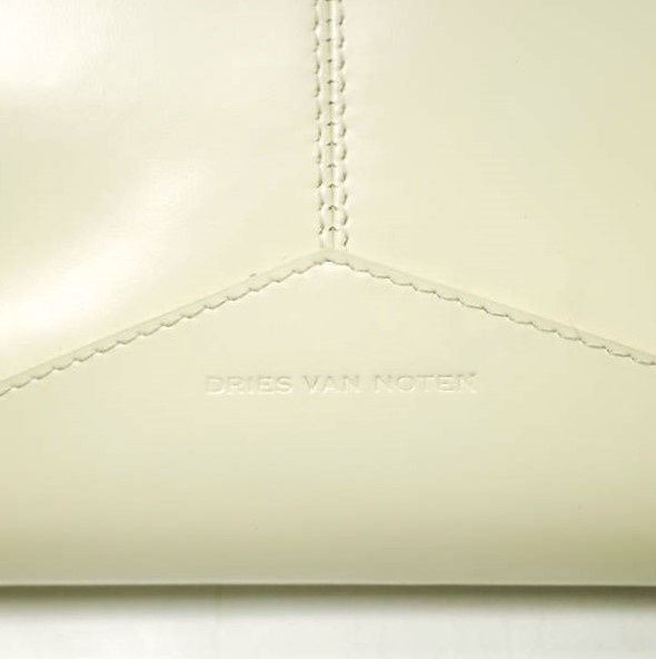 新品 DRIES VAN NOTEN ドリスヴァンノッテン BW25/111 QU.982 W.L.WALLET 定番型 レザーロングウォレット 191-12102-982-002 ECRU 長財布