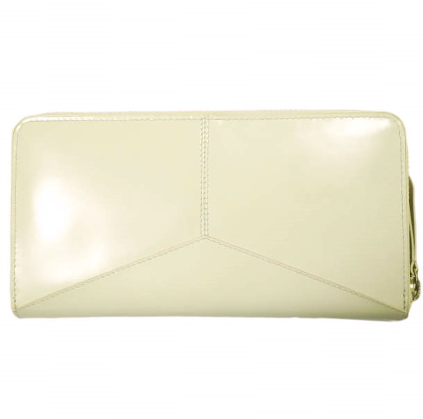 新品 DRIES VAN NOTEN ドリスヴァンノッテン BW25/111 QU.982 W.L.WALLET 定番型 レザーロングウォレット 191-12102-982-002 ECRU 長財布