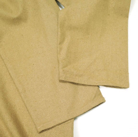 新品 BASERANGE ベースレンジ 23AW VESTER DRESS - Wild Silk ワイルドシルク フード付きロングワンピース XS Bath Brown 定価36,