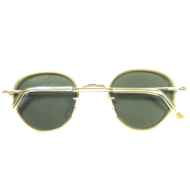 EYEVAN アイヴァン 日本製 MAZE G/LLT ボストンサングラス Gold/Navy