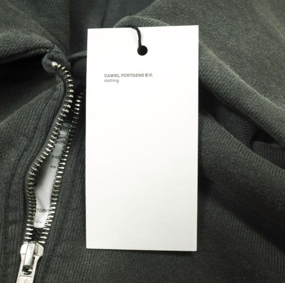 新品 CAMIEL FORTGENS カミエルフォートヘンス 24AW SCARF HOODIE スカーフ付き ジップアップパーカー CF.18.02.02.01 M 定価75,900円