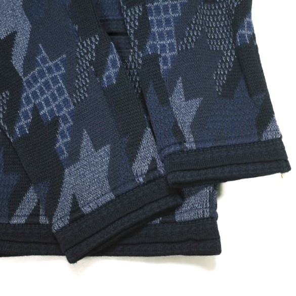 新品 Mame Kurogouchi マメクロゴウチ 23SS Houndstooth Knitted Jacket ハウンドトゥースニットジャケット MM23PS-KN724 1 定価71_6