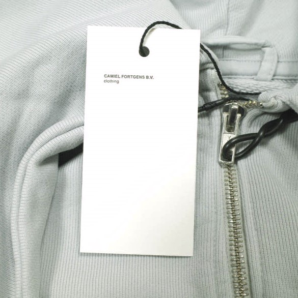新品 CAMIEL FORTGENS カミエルフォートヘンス 24AW SCARF HOODIE スカーフ付き ジップアップパーカー CF.18.02.02.01 S 定価75,900円