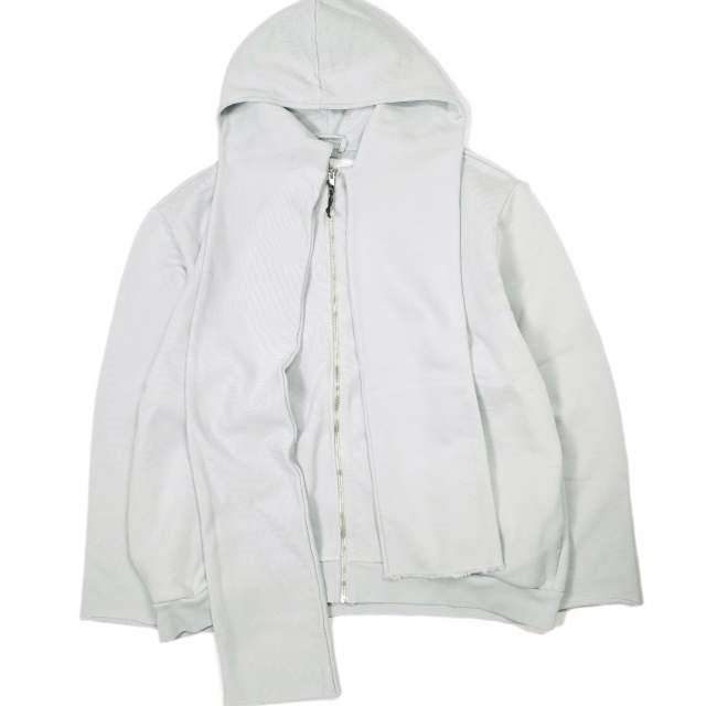 新品 CAMIEL FORTGENS カミエルフォートヘンス 24AW SCARF HOODIE スカーフ付き ジップアップパーカー CF.18.02.02.01 S 定価75,900円