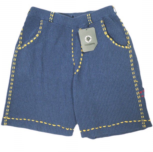 PHINGERIN フィンガリン 25SS PG1 BEACH SHORTS ハンドステッチニット ビーチショーツ PD-251-KN-BT-101 Free NAVY ショートパンツ