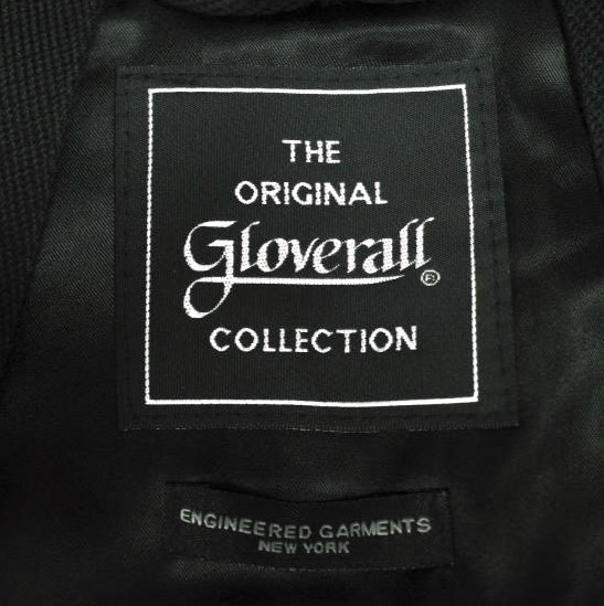 新品 Engineered Garments x Gloverall 22AW 別注 Monty ？ Retractable モンティ メルトンウールダッフルコート S BLACK 定価176_5