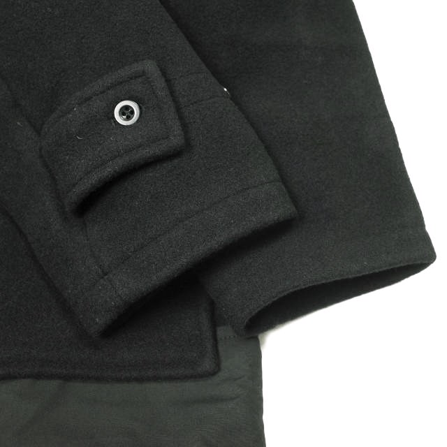 新品 Engineered Garments x Gloverall 22AW 別注 Monty ？ Retractable モンティ メルトンウールダッフルコート S BLACK 定価176_7