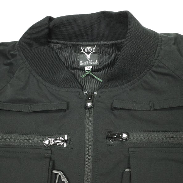 新品 South2 West8 サウスツーウェストエイト S2W8 MULTI-POCKET ZIPPED 2WAY JACKET マルチポケットジップ2WAYジャケット MR710 M BLACK_5
