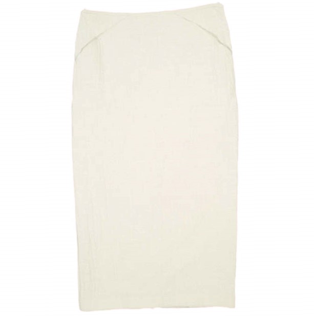 新品 N°21 ヌメロヴェントゥーノ 24SS 5A GONNA TESSUTO コットンツイード ペンシルスカート 24S-C021-0126 36 OFF WHITE 定価75900円