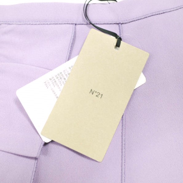 新品 N°21 ヌメロヴェントゥーノ 21AW イタリア製 ボンディングフリル  