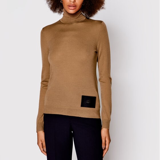 新品 N°21 ヌメロヴェントゥーノ 22AW ロゴパッチ メリノウール