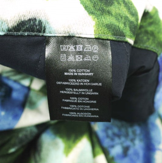 新品 DRIES VAN NOTEN ドリスヴァンノッテン 23SS POUMAS 6012 W.W.PANTS フラワープリントトラウザーズ 36 BLUE パンツ 定価82,500円