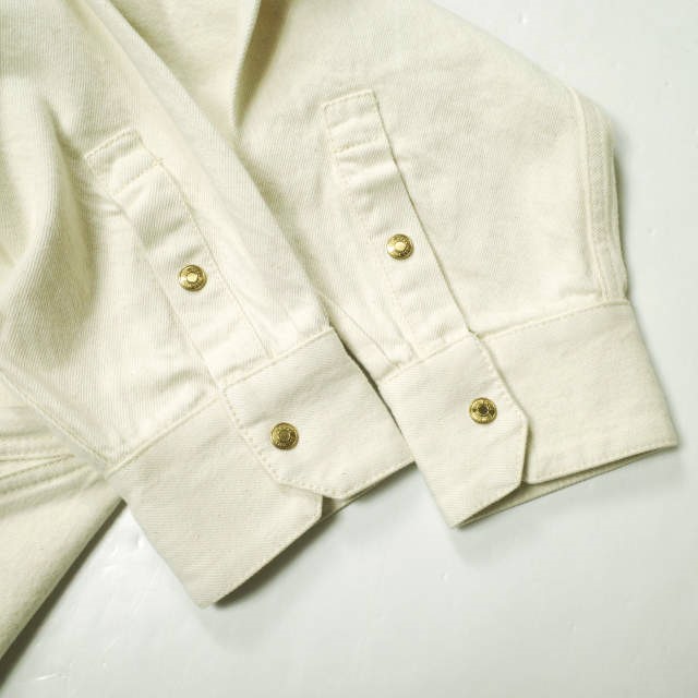 新品 TOM WOOD トムウッド イタリア製 COLLAR DENIM SHIRT カラー