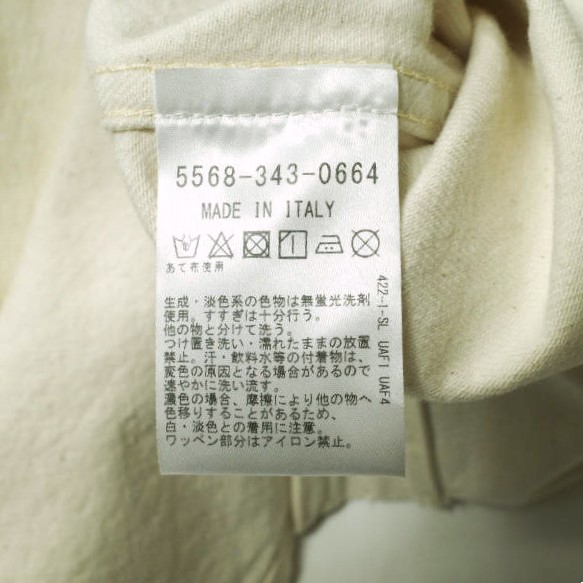 新品 TOM WOOD トムウッド イタリア製 COLLAR DENIM SHIRT カラー