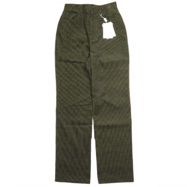 新品 CLANE クラネ シャンブレーコーデュロイJ/Wストレートパンツ 11110-7092 1 BROWN ボトムス