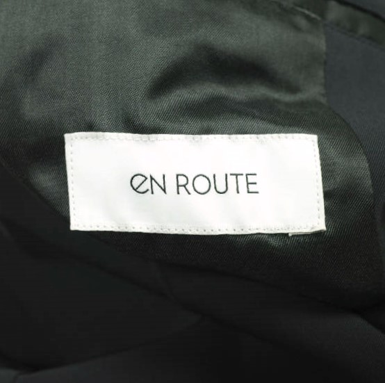 EN ROUTE アンルート ナイロンツイル2Bジャケット & パンツ 7122-240-0058 / 7114-236-0450 1 ブラック スーツ セットアップ アローズ_13