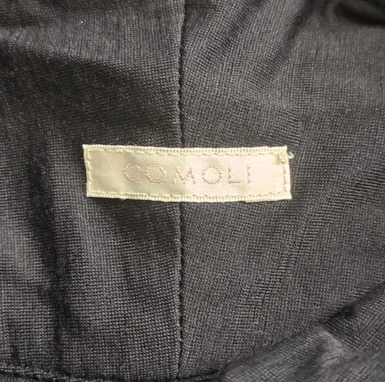 COMOLI コモリ 日本製 ウール天竺 半袖シャツ M01-05010 3 NAVY 半袖