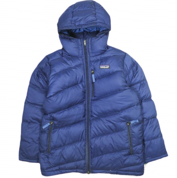 PATAGONIA パタゴニア 2012年製 Boys Down Parka ボーイズダウンパーカー 68575 BOYS M(12) NAVY キッズ ダウンジャケット アウター