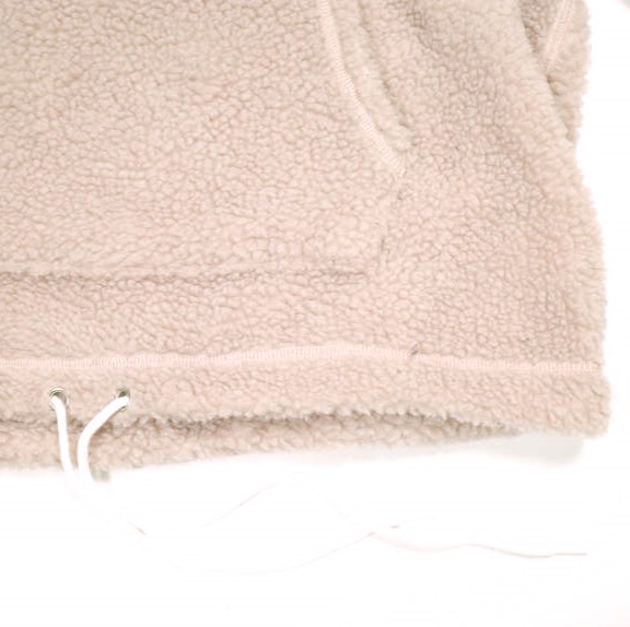 LABRAT ラブラット BOA FLEECE ANORAK JACKET ロゴ刺繍 ボアフリース 