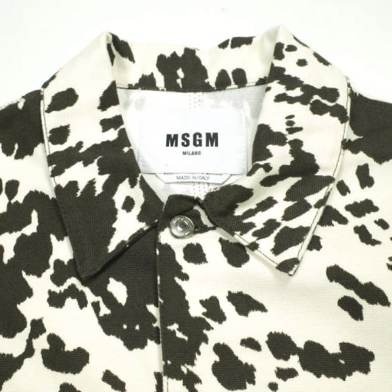 MSGM エムエスジーエム イタリア製 アニマル柄 ダックカバーオール