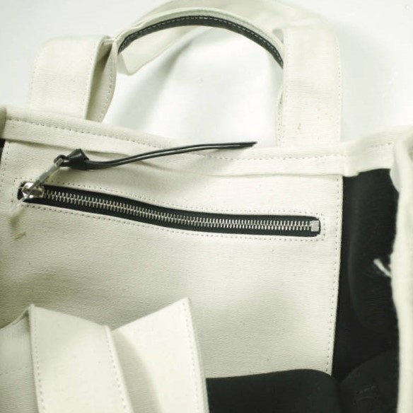SONIA RYKIEL ソニアリキエル 未使用品 マルシェバッグ 2WAY キャンバストートバッグ 52278357 Natural 定価88, カバン_10