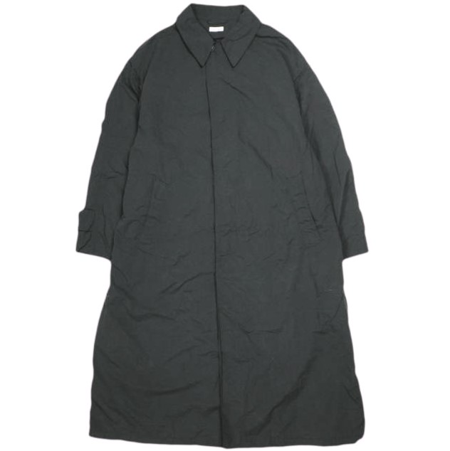 Steven Alan スティーブンアラン OVERSIZE RAIN BALMACAAN COAT アメリカ海軍 ナイロンステンカラーコート 8125-186-0703 L BLACK g23330