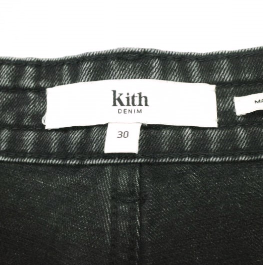 KITH NYC キスニューヨークシティ 25AW Zane Denim Cargo Pant デニムカーゴパンツ 25030060002330 30 WASHED BLACK ジーンズ ボトムス【中古】【KITH NYC】 KITH NYC キスニューヨークシティ 25AW Zane Denim Cargo Pant デニム