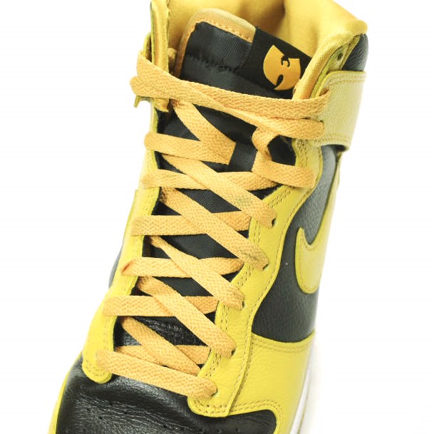 NIKE x WU-TANG CLAN ナイキ ウータンクラン 別注 DUNK HI RETRO PREMIUM ダンクハイ HJ4320-001 US9.5(27.5cm) BLACK/POLLEN-WHITE
