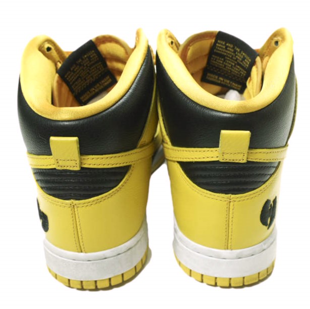 NIKE x WU-TANG CLAN ナイキ ウータンクラン 別注 DUNK HI RETRO PREMIUM ダンクハイ HJ4320-001 US9.5(27.5cm) BLACK/POLLEN-WHITE