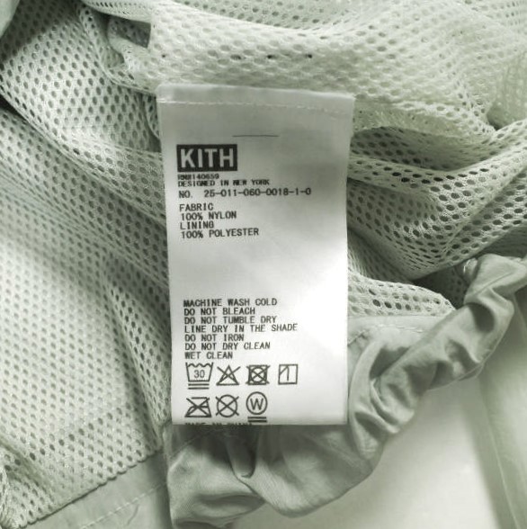KITH NYC キスニューヨークシティ 25SS K-Tech Nylon Bolt Shell Jacket ナイロンボルト シェルジャケット 25011060001810 L Podium_8
