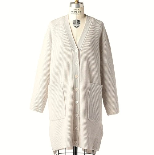 Drawer ドゥロワー 9Gアゼ編みロングカーディガン 6515-105-0422 Free BEIGE ウールカシミヤ ニット 定価97,900円 トップス【中古】【Drawer】 Drawer ドゥロワー 9Gアゼ編みロングカーディガン 6515-105-0422 Free