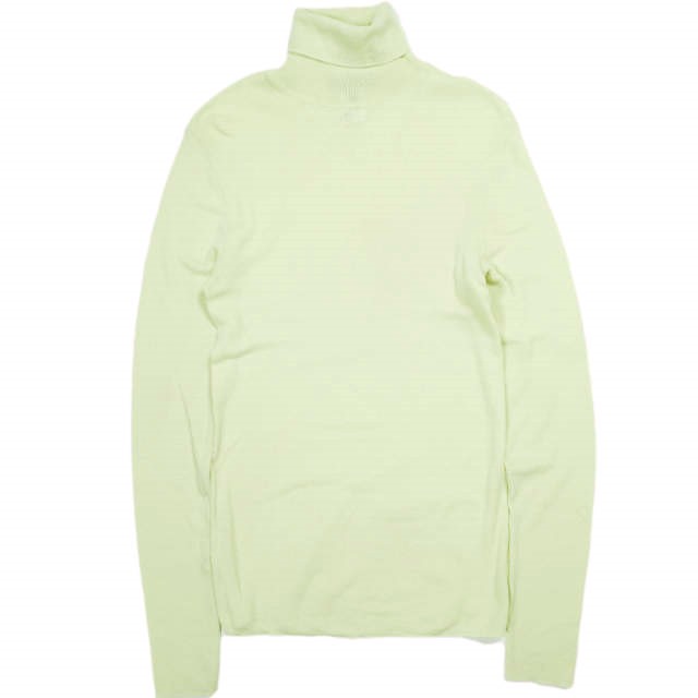 Drawer ドゥロワー 日本製 FALL1 ウールタートルネックカットソー 6512-299-0305 1 LIME セーター ニット プルオーバー 定価41,800円